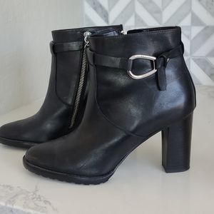 Ralph lauren leather booties